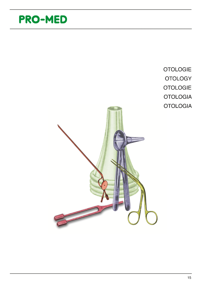 Catálogo de otología Pro-Med