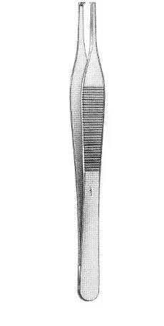 ADSON TISSUE FORCEPS, 4-3/4, 2X3 TEETH