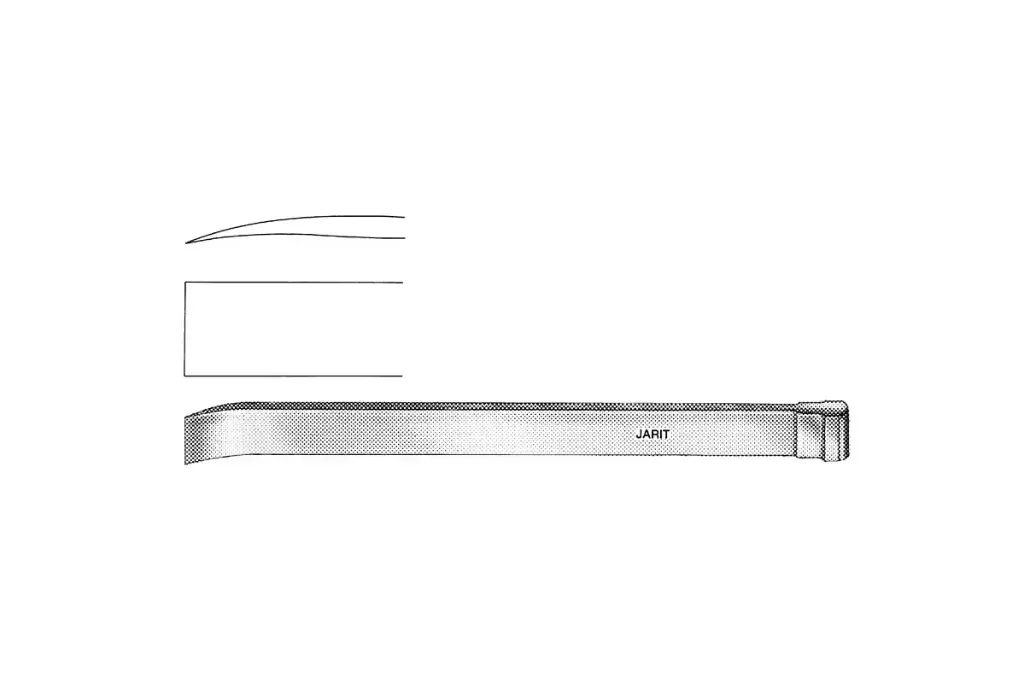 LAMBOTTE MINI OSTEOTOME 5, STRAIGHT, 4MM WIDE