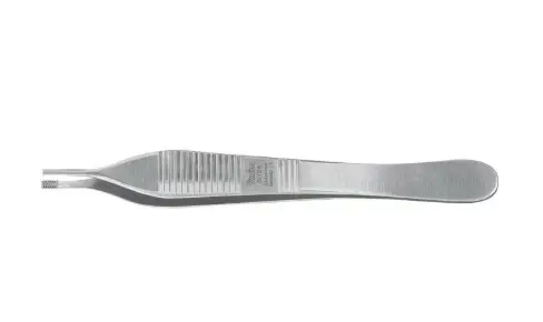 BROWN-ADSON TISSUE FORCEPS 4-3/4,STR, 7X7 TEETH
