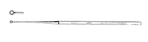 [380-181 (INT)] BUCK EAR CURETTE, 5-7/8, STRAIGHT, BLUNT, SIZE 0