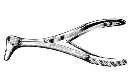 [400-101 (INT)] VIENNA NASAL SPECULUM 5-3/8, ORIGINAL 30MM DEEP