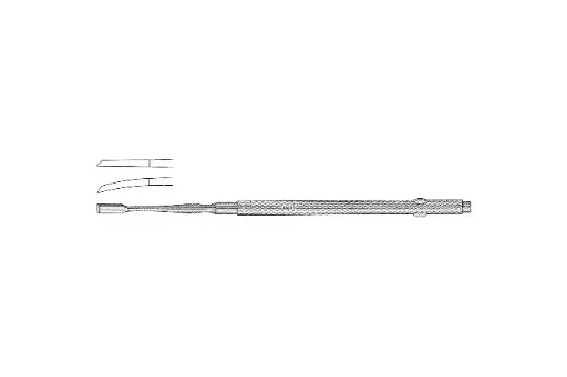[400-258 (INT)] FREER CHISEL 6-1/2 CURVED