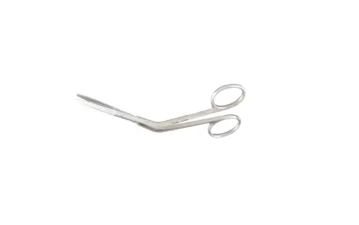 [415-115 (INT)] FOMON DORSAL SCISSORS, 5-3/8, ANGLED ON FLAT